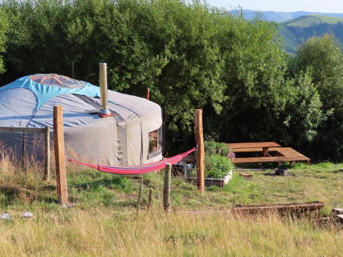 Fire Yurt Hotell Machynlleth Exteriör bild